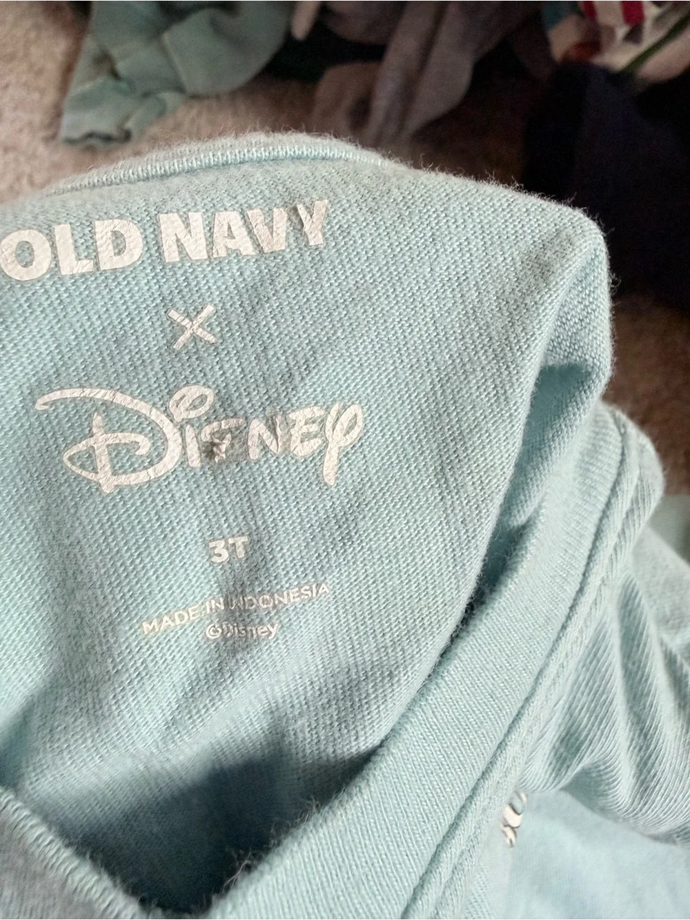 Old Navy Kids Tee in Mint Green with Mickey Graphic